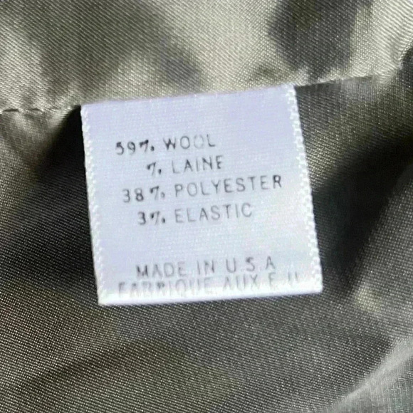 Theory Gray Wool Blend Tailored Single Button Shoulder Pads Career Blazer Size 6 - Picture 5 of 7